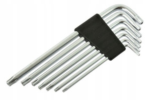 Geko Zestaw Klucze Crv Torx Z Otworem T10-t40 7el