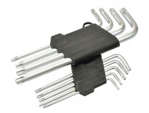 Geko Zestaw Kluczy Crv Torx Klucze T10-t50 190mm