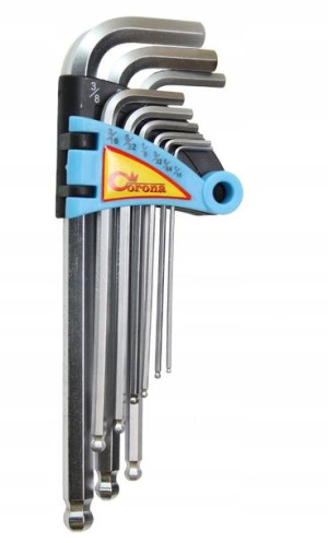 Corona Imbusy Hex Calowe 1/16'-3/8' S2 9elem C6612