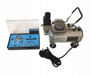 KOMPRESOR Z AEROGRAF TG130S areograf do areografii