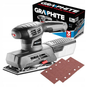 GRAPHITE 59G324 Szlifierka oscylacyjna DREWNA 220W