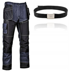 Spodnie Robocze Jeans Lahti Pro Rozm. Xl + Pasek