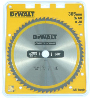 DeWalt DT1960 tarcza piła do drewna 305mm 30mm 60z