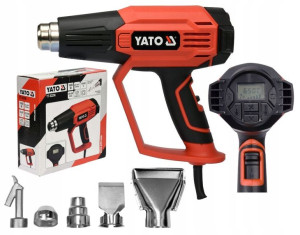 Yato Opalarka Elektryczna 1600w Lcd Biegi +5 Dysz