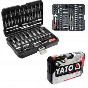 Yato Zestaw Kluczy Nasadowych 1/4'' 56elem Yt-1450
