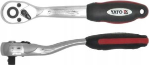 Grzechotka wygięta 1/4'' 72T 145mm YATO YT-0316
