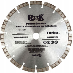 Rk0115 Tarcza Diament Do Żelbetonu 230x12x22,23mm