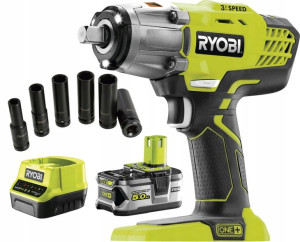 Ryobi Klucz Udarowy 18v R18iw3-0 400nm 5ah + 6 Nas