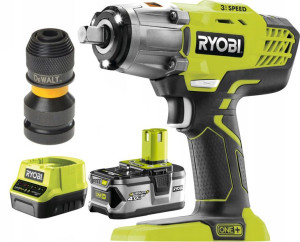 Ryobi Klucz Udarowy 18v R18iw3-0 400nm 4ah +dewalt