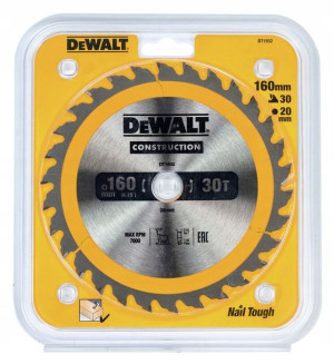 DT1932-QZ DEWALT Tarcze do pilarek ręcznych 160x20