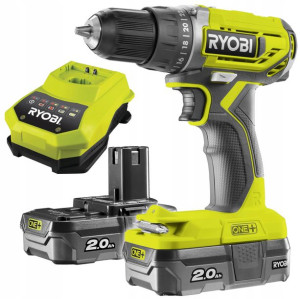 Ryobi R18dd2-220s Wiertarko-wkrętarka 18v 2x2ah