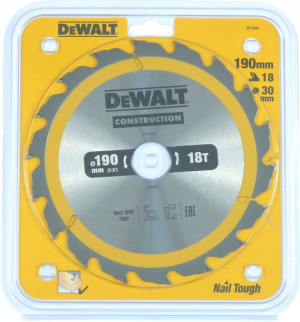 Dewalt Tarcza Do Drewna Dt1943 190mm X30mm 18z
