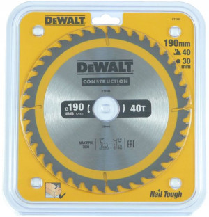 Dewalt Tarcza Do Drewna Dt1945 190mm X30mm 40z