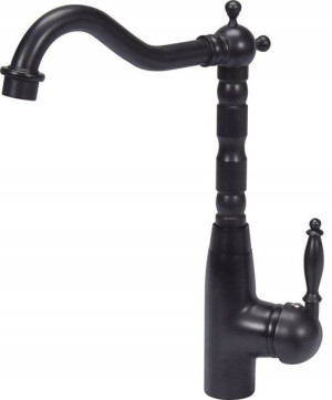 Bateria Kuchenna Zlewozmywak Czarna Retro Black 1