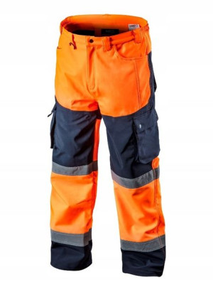 Spodnie robocze SOFTSHELL pomarańczowe M NEO