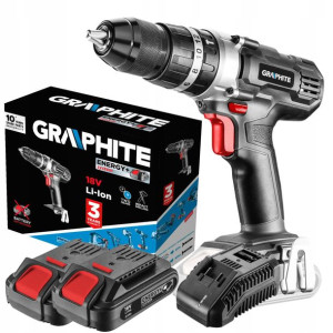 Graphite Zestaw Wkrętarka Z Udarem 18v 2x2,0ah
