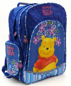 Plecak Szkolny Tornister Młodzieżowy 2 Komor Pooh
