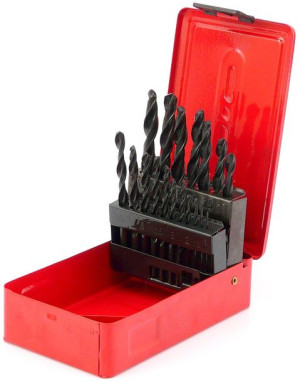 Wiertła Do Metalu Tytan Komplet 1-10mm 19 Szt/kpl