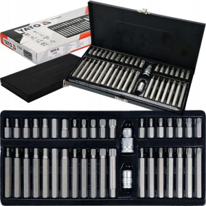 40części Zestaw Bitów Torx,hex,spline Yt-0400