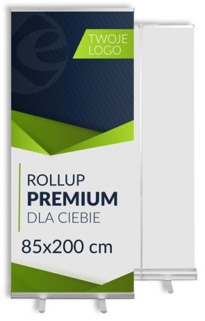 Roll-up mocny 85x200 Blockout + druk UV, NOWOŚĆ !