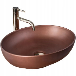 Umywalka Ceramiczna Nablatowa Rea Villa Copper