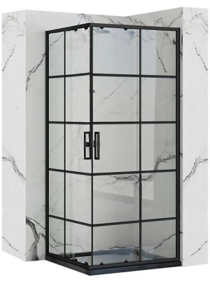 Kabina prysznicowa Concept Double Czarna 80x80