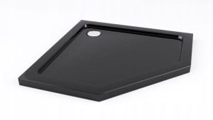 Brodzik Prysznicowy Diamond 90x90 REA Czarny