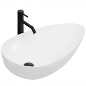 Umywalka Ceramiczna Nablatowa Blatowa GRETA 65 Rea