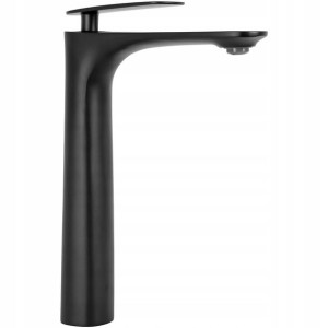 Bateria Umywalkowa Berg Czarna Black Wysoka - Rea