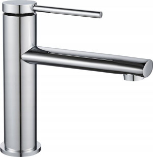 Bateria umywalkowa OVAL Niska Chrome Chrom - REA