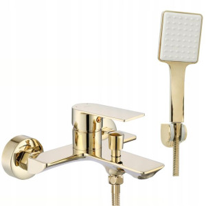 Bateria wannowa ze słuchawką URBAN Złota Gold REA