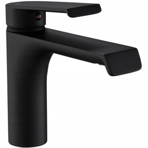 Bateria umywalkowa HASS Niska Black Czarna - REA