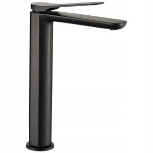 Wysoka Bateria Umywalkowa CREEK Black Mat REA