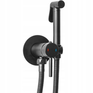 Zestaw Bidetta Podtynkowa LOOP Black Mat - REA