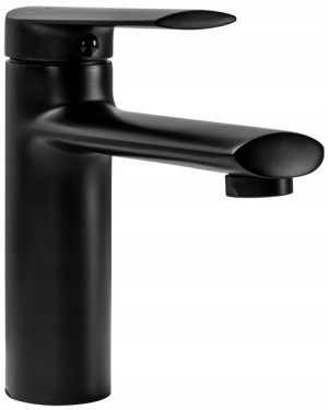 Niska Bateria Umywalkowa BUZZ Black Czarna - Rea