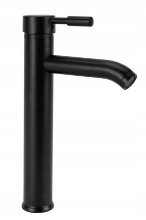 Wysoka Bateria Umywalkowa GRAF Black Czarna - Rea