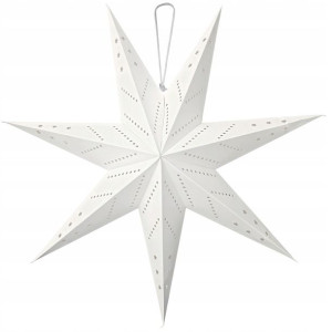 Podświetlana Witraż Świąteczna Gwiazda Led 60cm 3d