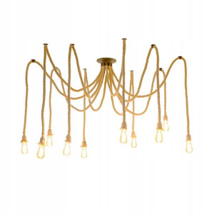 Lampa Sufitowa Wisząca Żyrandol Pająk 10 Spider