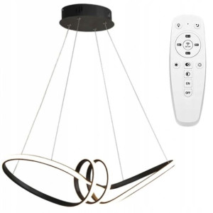 Lampa Sufitowa Wisząca Ring Nowoczesna Led + Pilot
