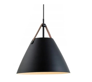 Lampa Wisząca Duża Nowoczesna Buffo E27 Czarna