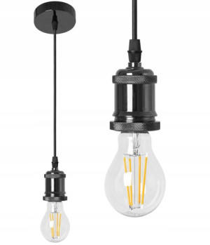 Lampa Wisząca Sufitowa Oprawka Lumo Black