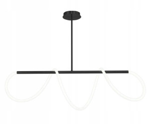 Lampa Sufitowa Wisząca Long Black Lina Led