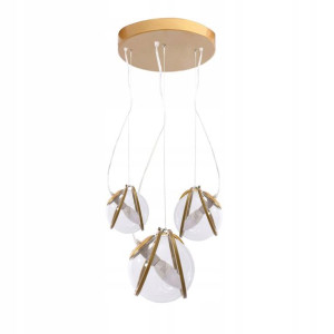 Lampa Wisząca App1091-3cp Gold Złota E14