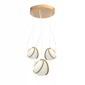 Lampa Wisząca App1090-3cp Gold White E14