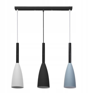 Lampa Wisząca Metal Drewno Loft Letiz Led Mix