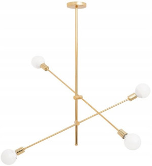Lampa sufitowa żyrandol APP479 metal złota loft