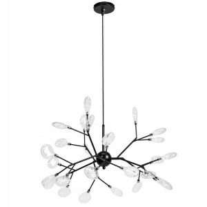 Lampa Sufitowa Wisząca Drzewko 27 G4 Black White