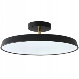 Lampa Sufitowa Nowoczesna Czarna Złota Black 50cm