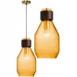 Lampa Wisząca Sufitowa Szklana Pomarańczowa Orange