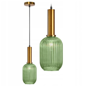 Lampa Sufitowa Wisząca Szklana Kolory Mix